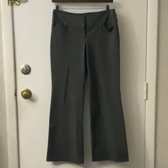 Express Editor Gray Dress Pants Size 4S Corporate Siren Academia Preppy Classic - Picture 1 of 11